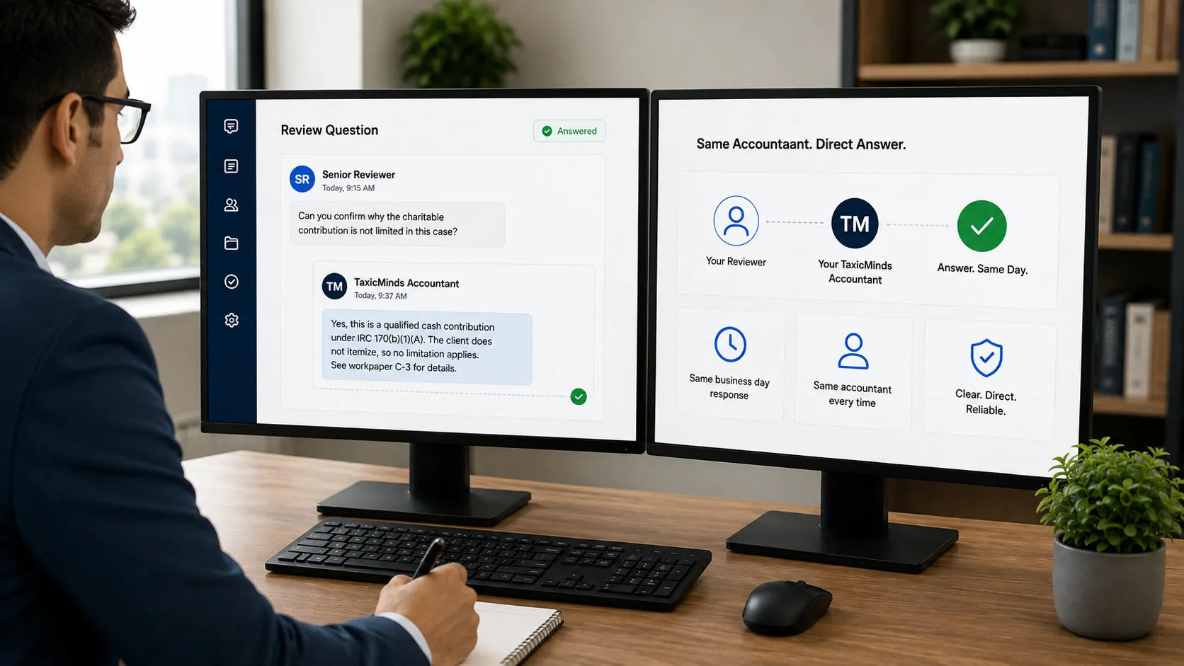 Review support